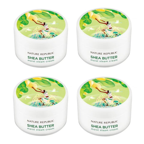 Nature Republic Shea Butter Moist Steam Cream 100ml*4Pcs