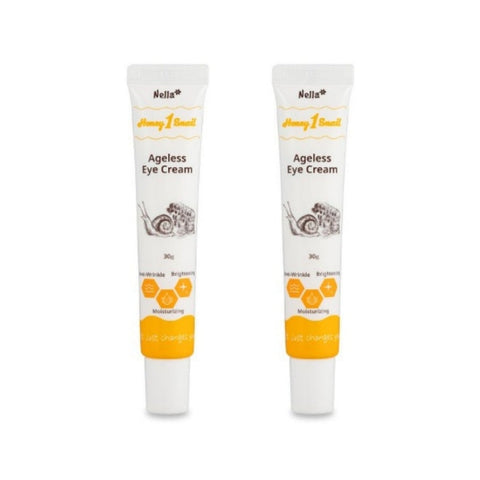 Nella Honey 1 Snail Ageless Eye Cream 30g*2Pcs