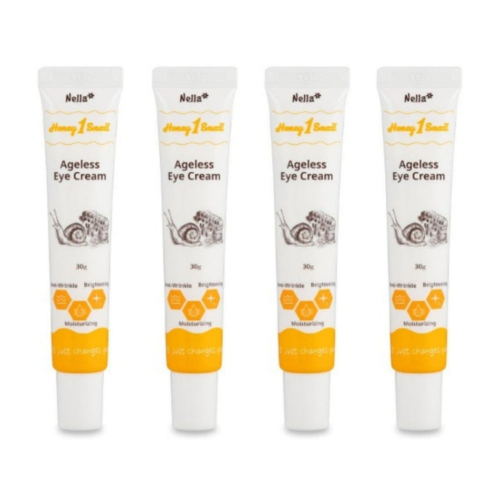 Nella Honey 1 Snail Ageless Eye Cream 30g*4Pcs