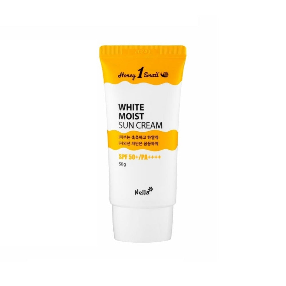 Nella Honey 1 Snail White Moist Sun Cream SPF50+ PA++++ 50g
