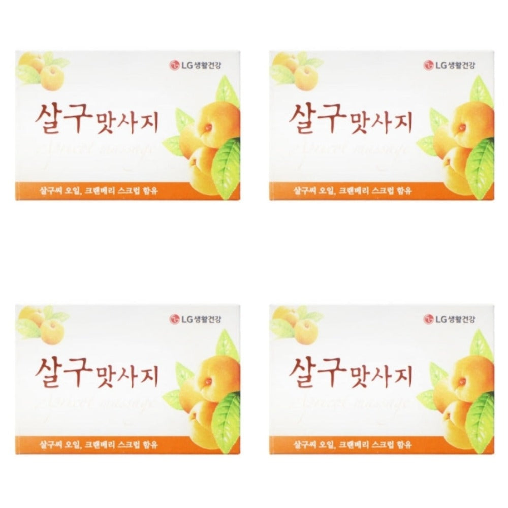 On the Body Apricot Massage Soap 100g*4Pcs