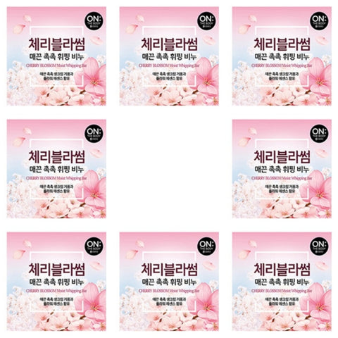 On the Body Cherry Blossom Moist Whipping Bar Soap 90g*8Pcs