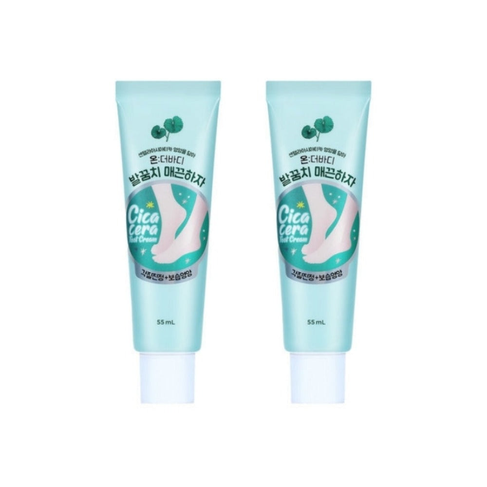 On the Body Cotton Foot Foot Cream 55ml*2Pcs