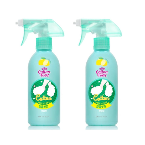 On the Body Cotton Foot Lemon Mint Foot Shampoo 385ml*2Pcs