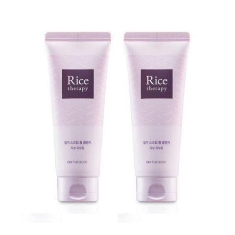 On the Body Rice Therapy Rice Bran Scrub Foam Cleanser 150g*2PcsOn the Body Rice Therapy Rice Bran Scrub Foam Cleanser 150g*2Pcs