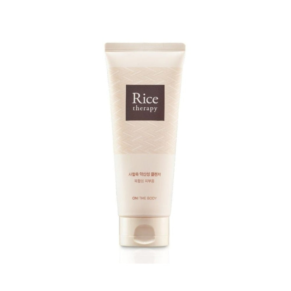 On the Body Rice Therapy Wormwood Weak Acidic Foam Cleanser 150g