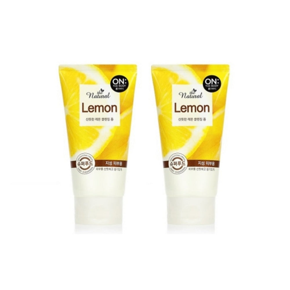 On the Body the Natural Lemon Cleansing Foam 120g*2Pcs