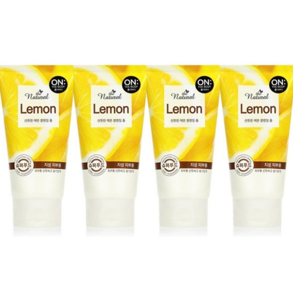 On the Body the Natural Lemon Cleansing Foam 120g*4Pcs