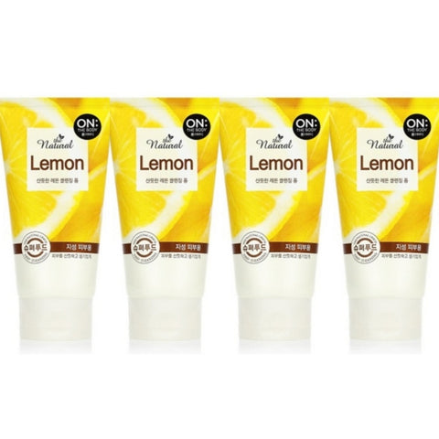 On the Body the Natural Lemon Cleansing Foam 120g*4Pcs