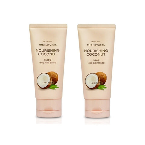 On the Body the Natural Nourishing Coconut Hand Cream 75ml*2Pcs