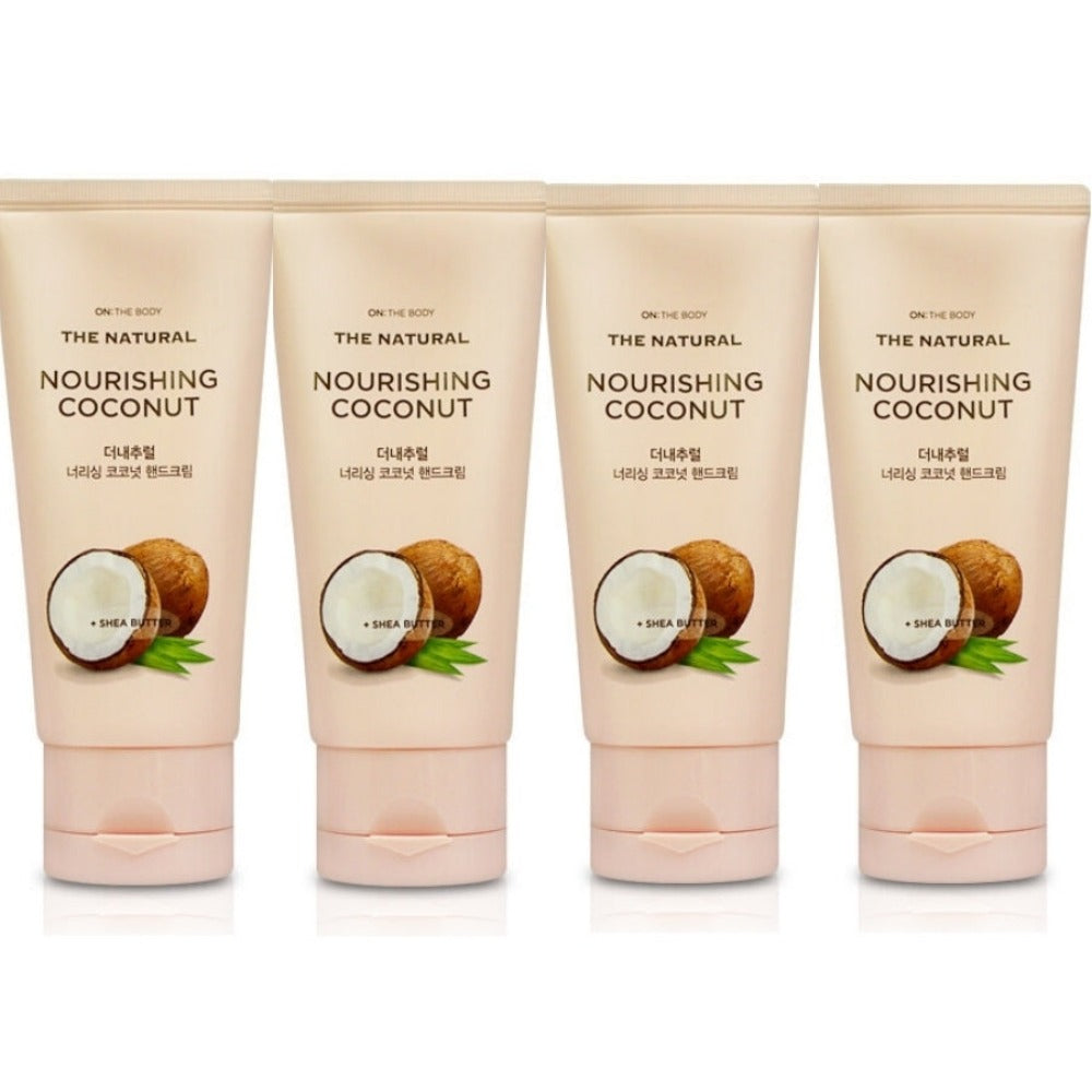 On the Body the Natural Nourishing Coconut Hand Cream 75ml*4Pcs