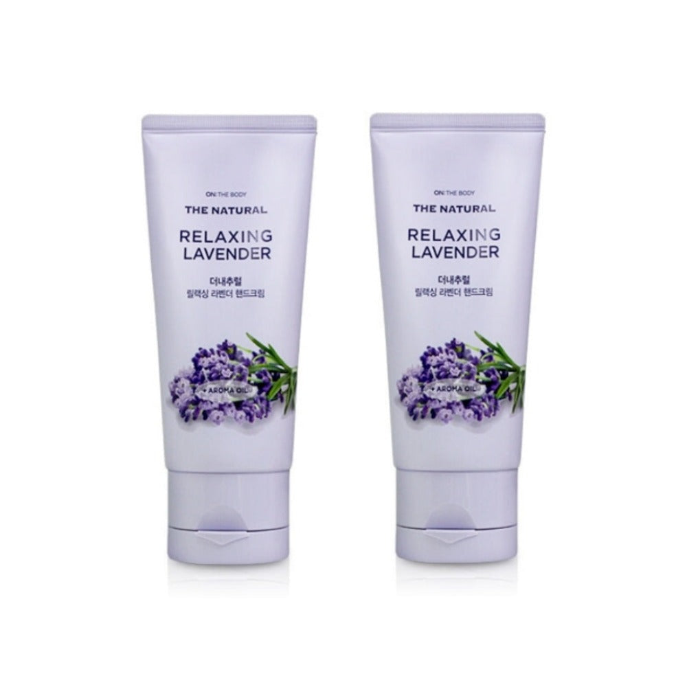 On the Body the Natural Relaxing Lavender Hand Cream 75ml*2Pcs
