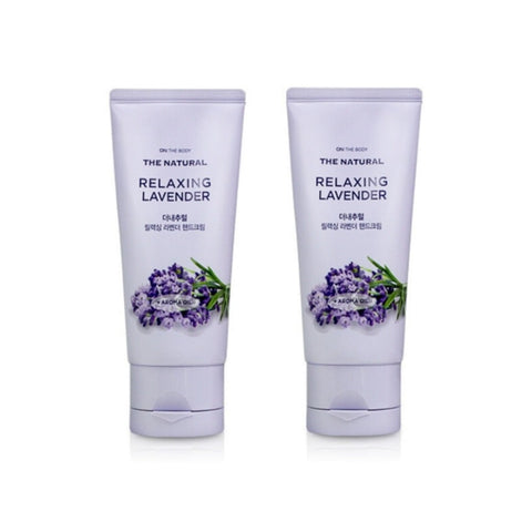 On the Body the Natural Relaxing Lavender Hand Cream 75ml*2Pcs