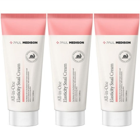 Paul Medison All-in-One Elasticity Snail Cream 100ml*3Pcs