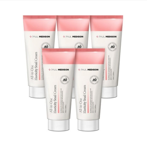 Paul Medison All-in-One Elasticity Snail Cream 100ml*5Pcs