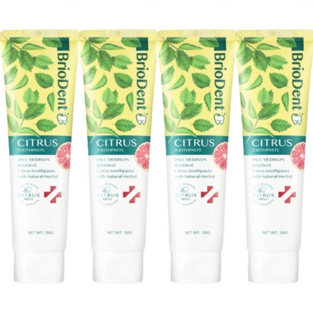 Paul Medison BrioDent Citrus Toothpaste 150g*4Pcs – LIPTAIL