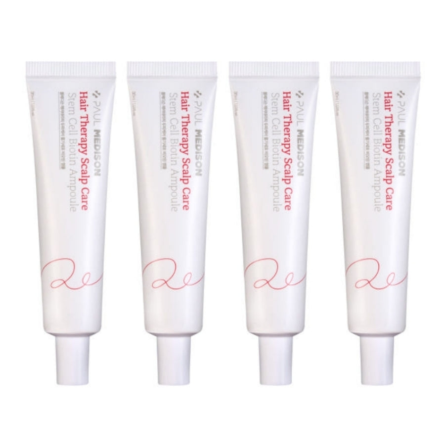 Paul Medison Hair Therapy Scalp Care Stem Cell Biotin Ampoule 30ml*4Pcs