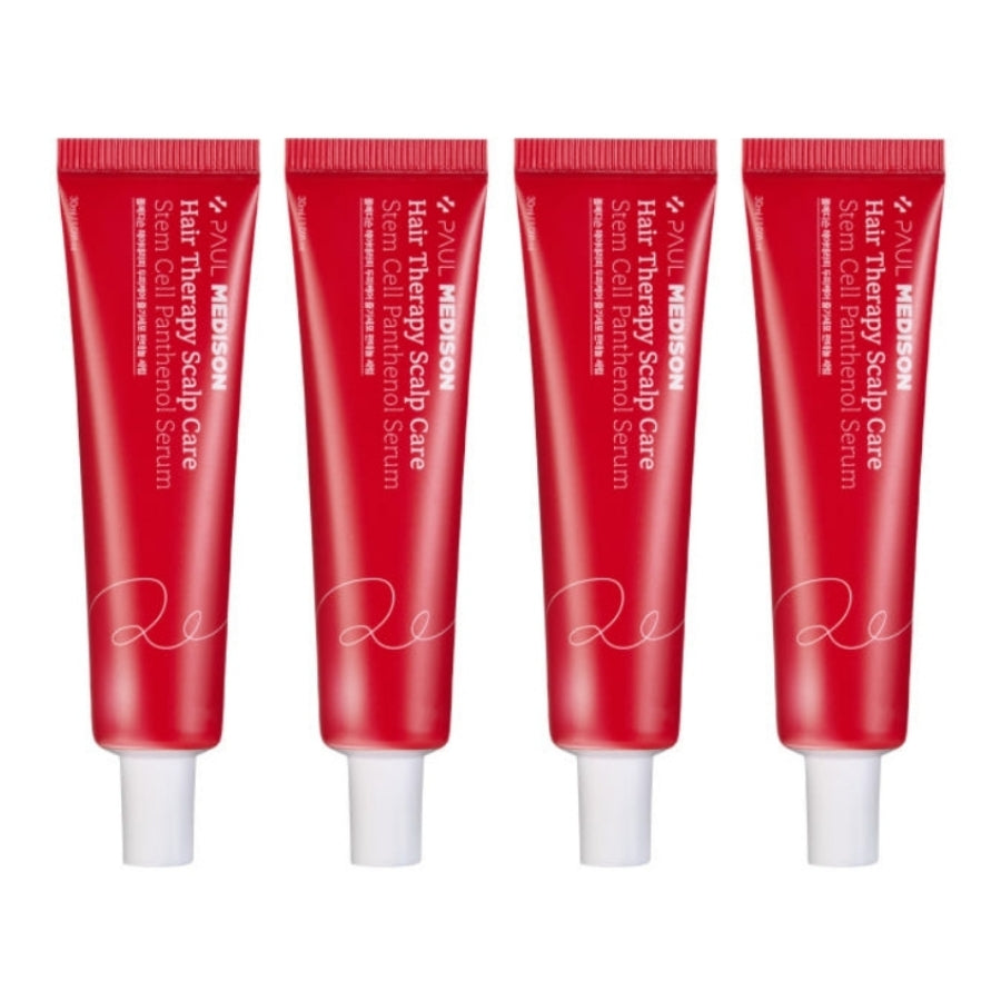 Paul Medison Hair Therapy Scalp Care Stem Cell Panthenol Serum 30ml*4Pcs