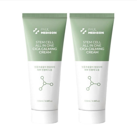 Paul Medison Stem Cell All In One Cica Calming Cream 100ml*2Pcs