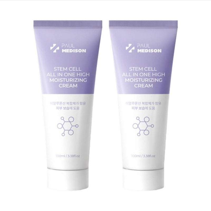 Paul Medison Stem Cell All In One High Moisturizing Cream 100ml*2Pcs