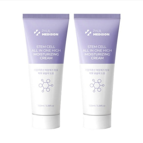 Paul Medison Stem Cell All In One High Moisturizing Cream 100ml*2Pcs