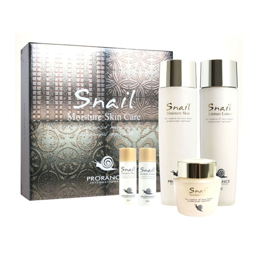 Prorance Snail Moisture Skin Lotion Cream 3 Pieces Set