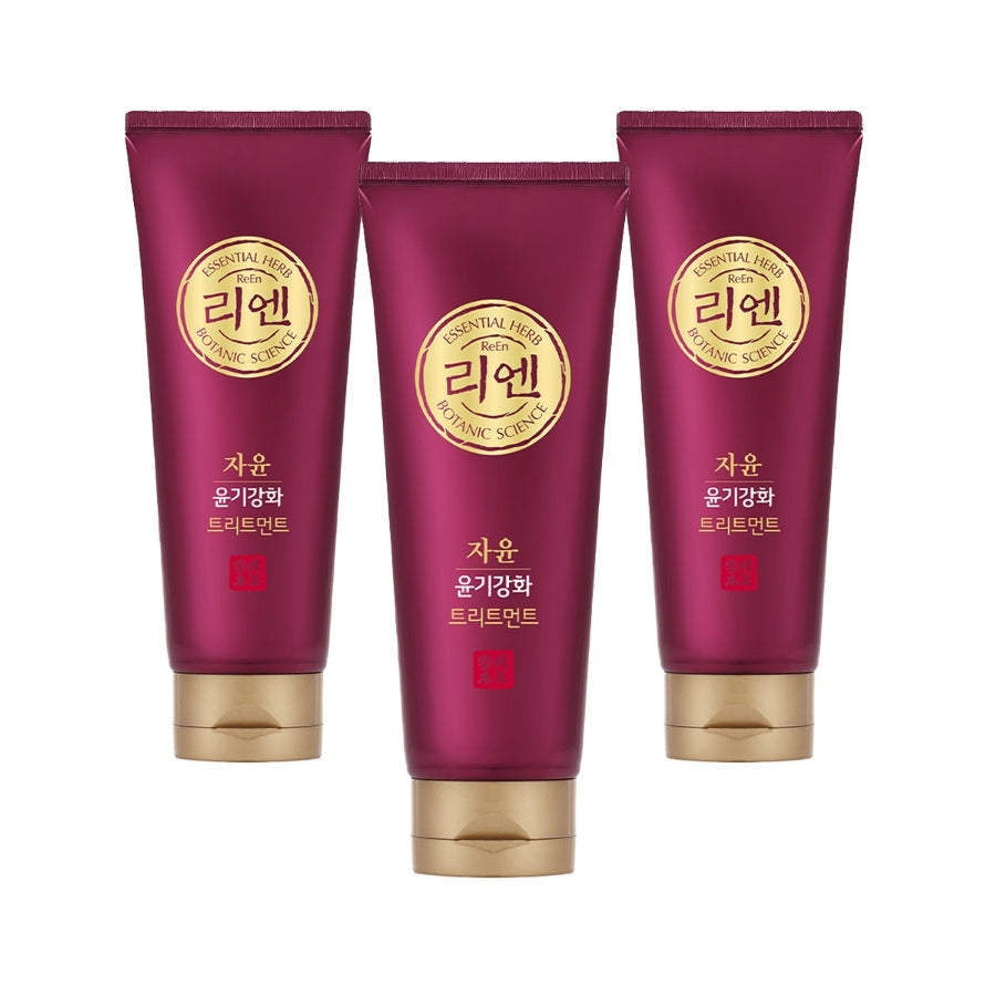 ReEn Essencial Herb Botanic Science Hair Treatment 200ml*3Pcs