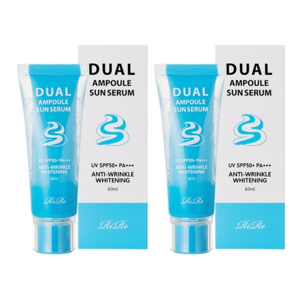 RiRe Dual Ampoule Sun Serum UV SPF50+ PA+++ 60ml*2Pcs – LIPTAIL