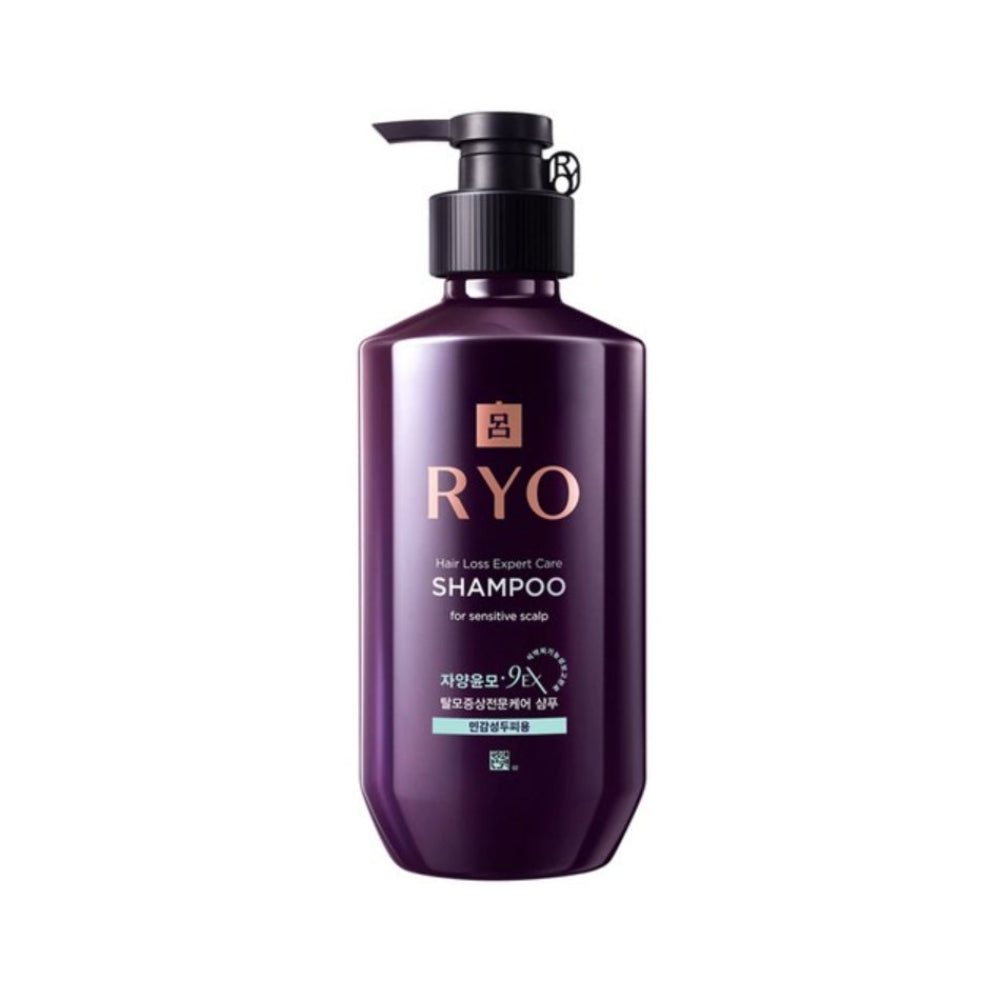 Ryo 9EX Hair Loss Expert Care Shampoo for Sensitive Scalp 400ml