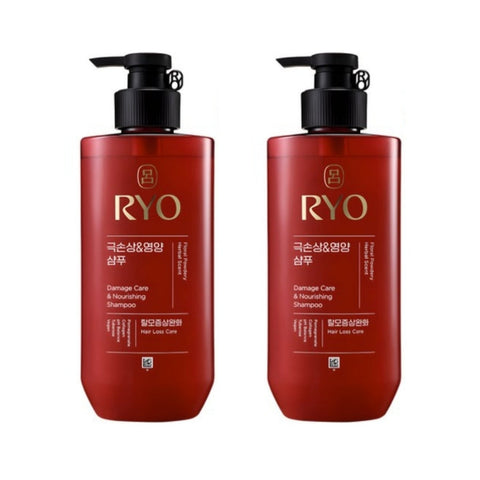 Ryo Damage Care & Nourishing Shampoo 480ml*2Pcs