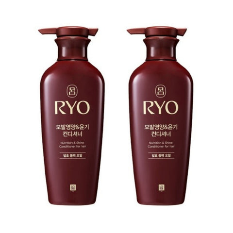 Ryo Nutrition & Shine Conditioner for Hair Fermented Camellia Oil 400ml*2Pcs