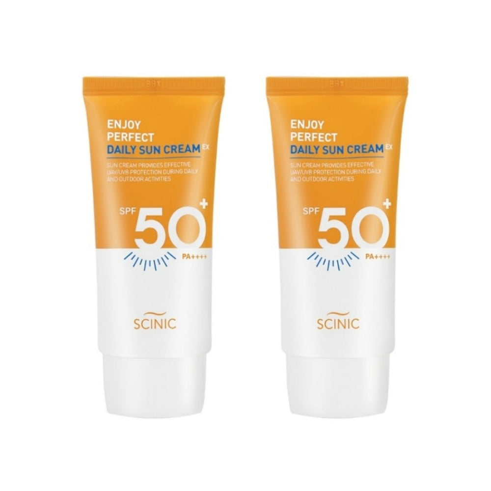 SCINIC Enjoy Perfect Daily Sun Cream EX SPF50+ PA++++ 50ml*2Pcs