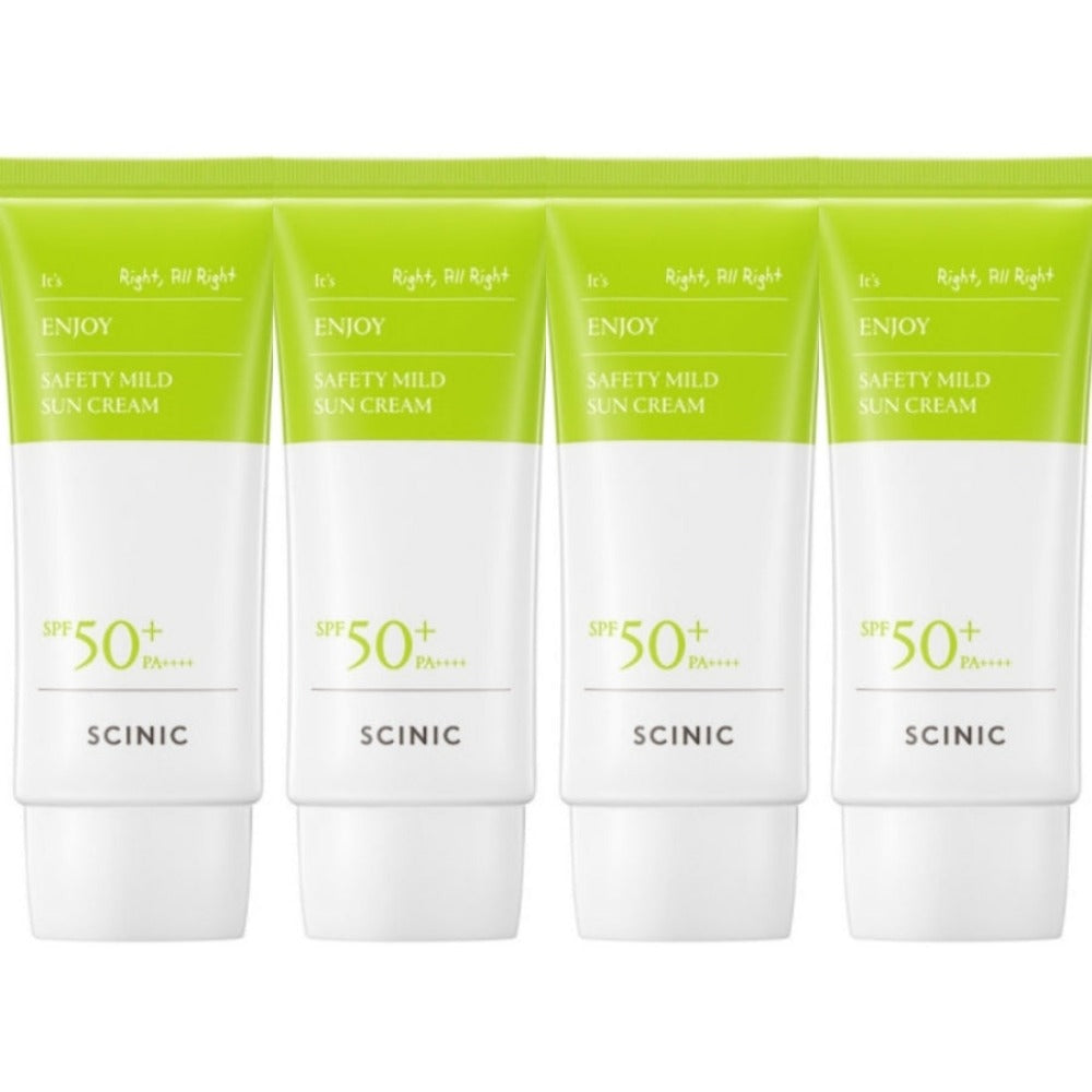 SCINIC Enjoy Safety Mild Sun Cream SPF50+ PA++++ 50ml*4Pcs