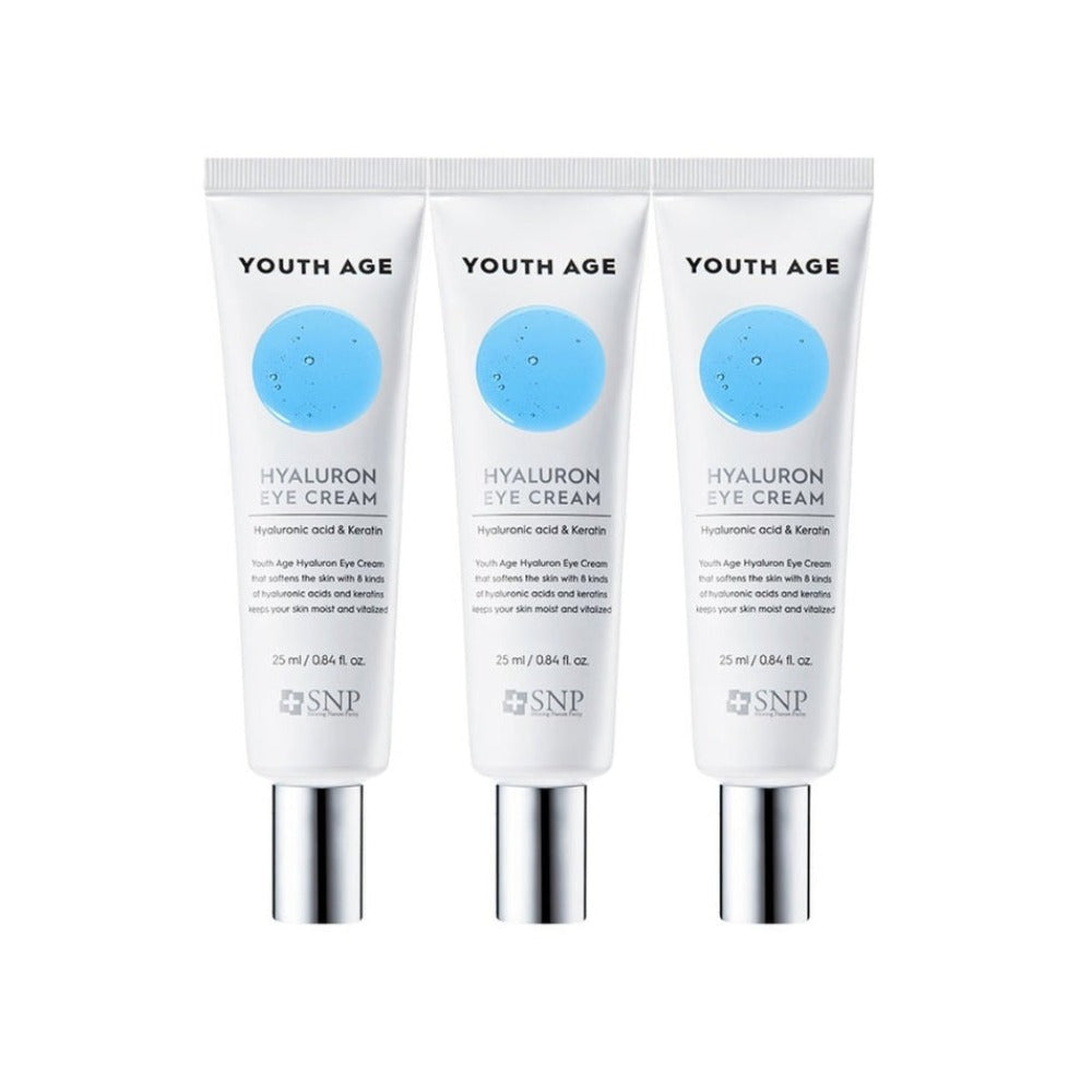 SNP Youth Age Hyaluron Eye Cream 25ml*3Pcs
