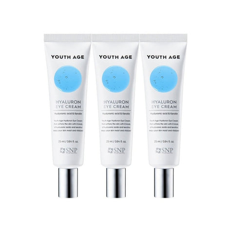SNP Youth Age Hyaluron Eye Cream 25ml*3Pcs