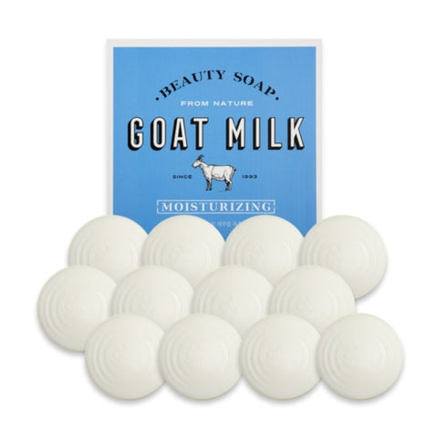 Shower Mate Goat Milk Moisturizing Beauty Soap 90g*12Pcs