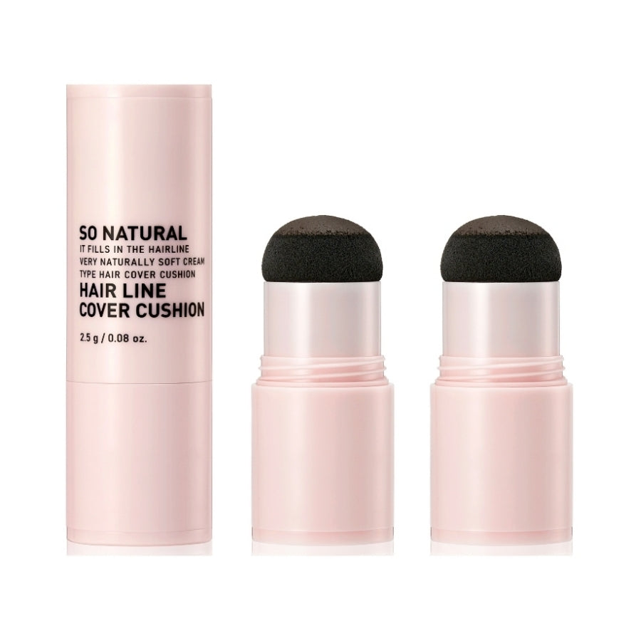 So Natural Hair Line Cover Cushion No.2 Dark Brown 2.5g*2Pcs