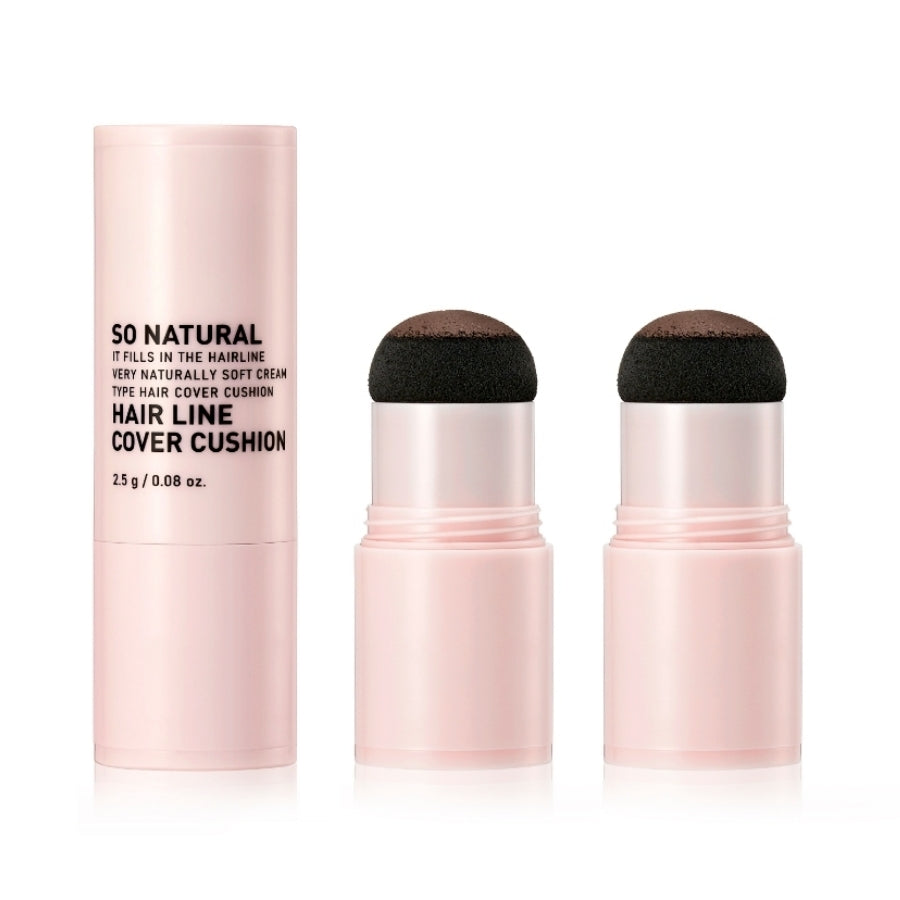 So Natural Hair Line Cover Cushion No.3 Light Brown 2.5g*2Pcs