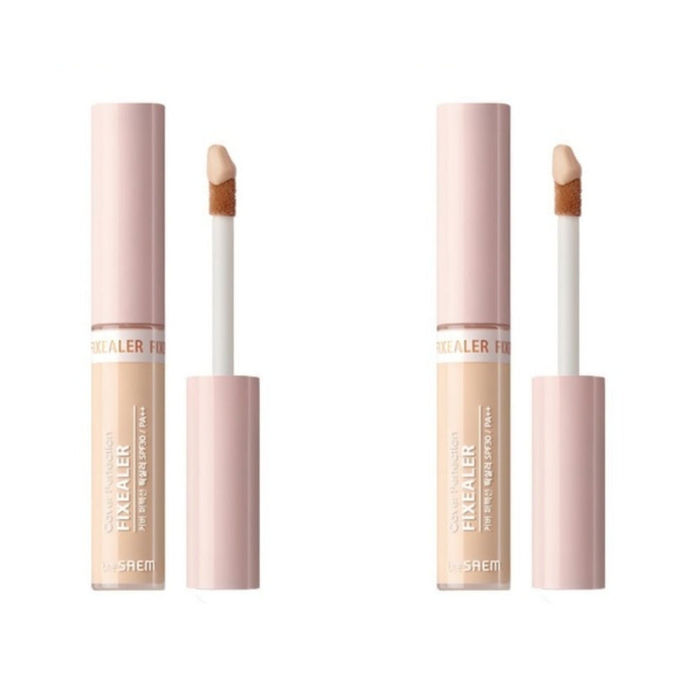 THE SAEM Cover Perfection Fixealer 1.5 Natural Beige 6.5g*2Pcs