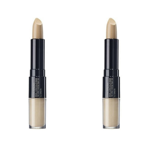 THE SAEM Cover Perfection Ideal Concealer Duo 01 Clear Beige 4.5g + 4.2g X 2Pcs