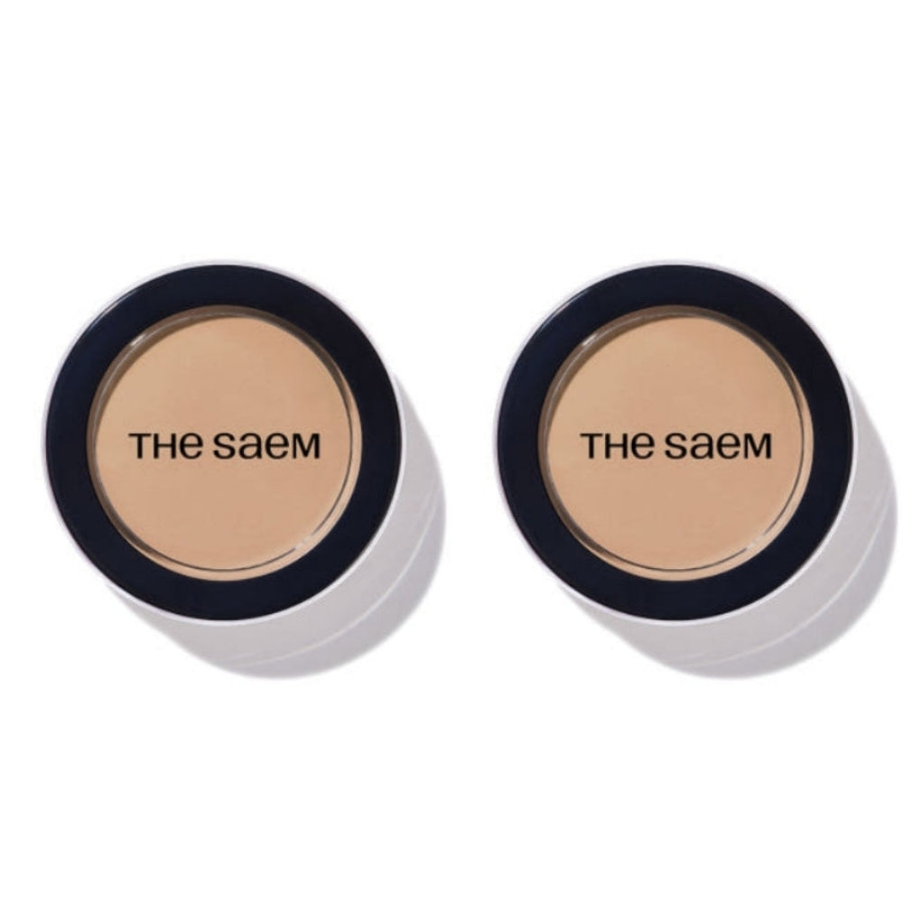 THE SAEM Cover Perfection Pot Concealer 01 Clear Beige 4g*2Pcs