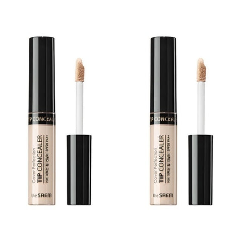 THE SAEM Cover Perfection Tip Concealer 0.5 Ice Beige 6.5g*2Pcs