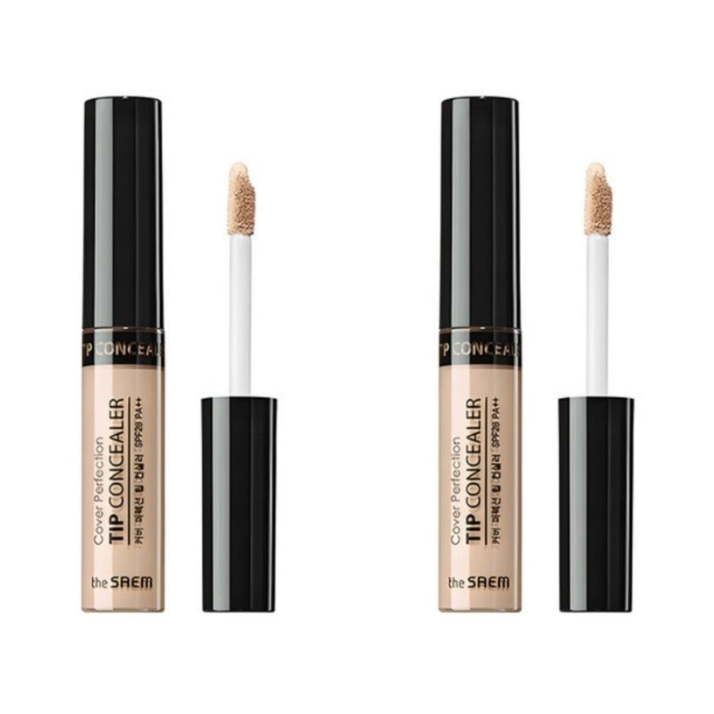 THE SAEM Cover Perfection Tip Concealer 1.75 Middle Beige 6.5g*2Pcs