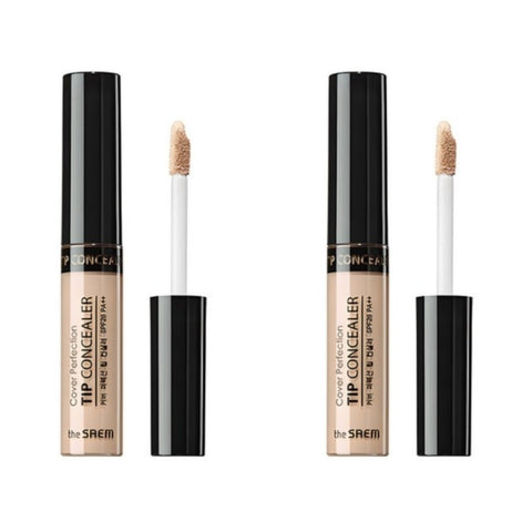 THE SAEM Cover Perfection Tip Concealer 1.75 Middle Beige 6.5g*2Pcs