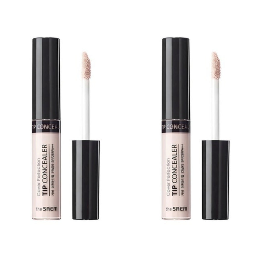 THE SAEM Cover Perfection Tip Concealer Brightener 6.5g*2Pcs