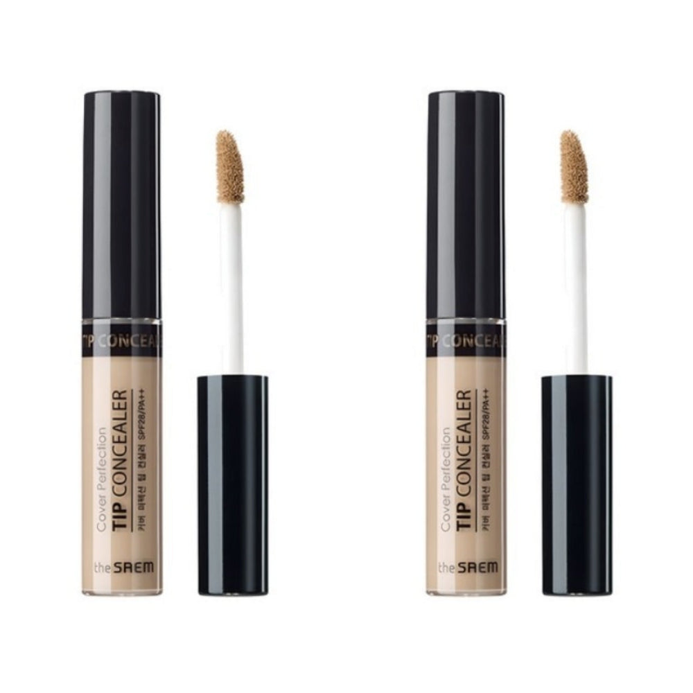 THE SAEM Cover Perfection Tip Concealer Contour Beige 6.5g*2Pcs