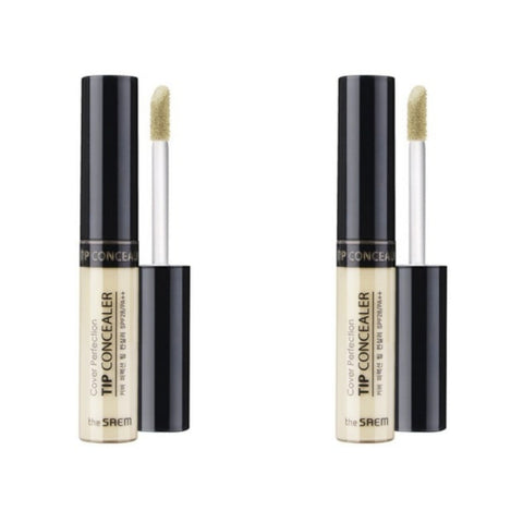 THE SAEM Cover Perfection Tip Concealer Green Beige 6.5g*2Pcs