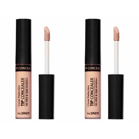 THE SAEM Cover Perfection Tip Concealer Peach Beige 6.5g*2Pcs