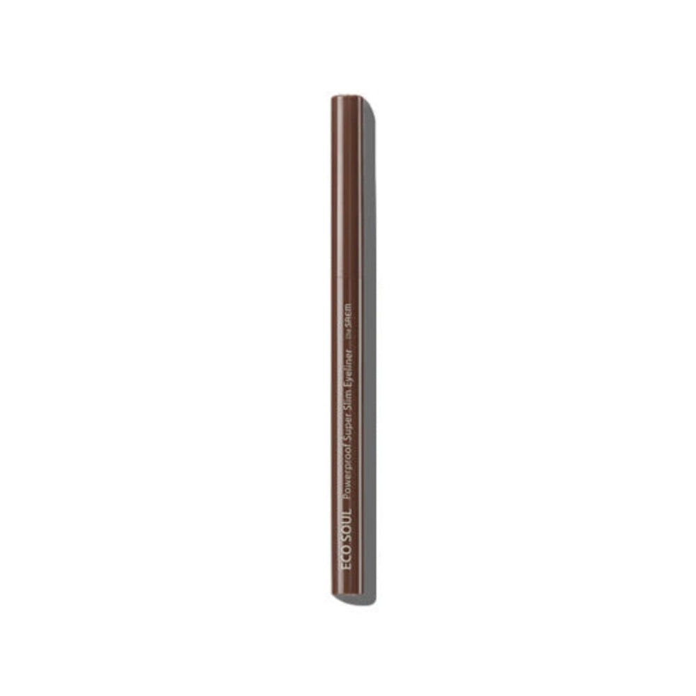 THE SAEM Eco Soul Powerproof Super Slim Eyeliner BR01 Thrill Brown 0.1g