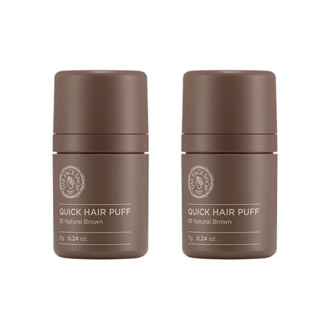 The Face Shop Quick Hair Puff Shadow No.1 Natural Brown 7g*2Pcs